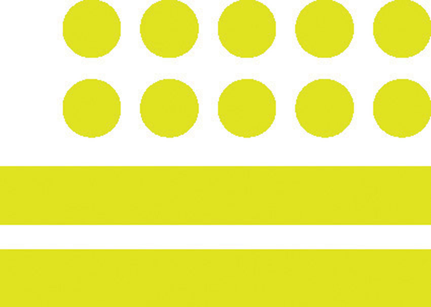 Safety Reflector Sticker Set Rectangles And Dots