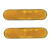 Reflector Kit Amber 2 Pieces Self Adhesive 22 X 94mm E-Marked