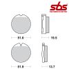 SBS 501 Brake Pad Kit