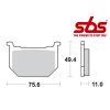 SBS 533 Brake Pad Kit