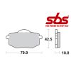 SBS 616 Brake Pad Kit