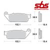 SBS 654 Brake Pad Kit