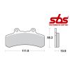 SBS 658 Brake Pad Kit