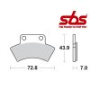 SBS 717 Brake Pad Kit