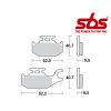 SBS 754 Brake Pad Kit