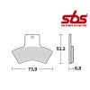 SBS 755 Brake Pad Kit