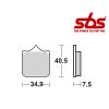 SBS 762 Brake Pad Kit
