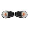 Motorcycle Fairing Indicators With Black Body And Clear Lens