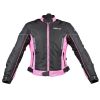 Ladies 'Insignia' Textile Waterproof Motorcycle Jacket (Pink)