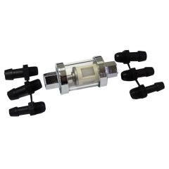Glass Fuel Filter With Adaptors