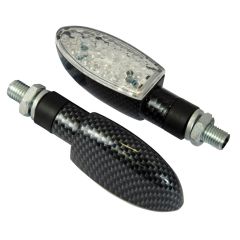 LED Orb Indicators Carbon Body