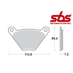 SBS 513 Brake Pad Kit