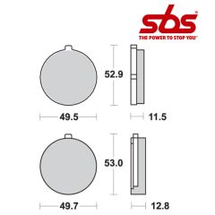 SBS 515 Brake Pad Kit