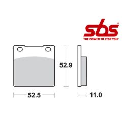 SBS 526 Brake Pad Kit