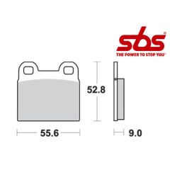 SBS 527 Brake Pad Kit