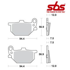 SBS 528 Brake Pad Kit