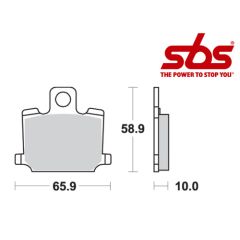 SBS 535 Brake Pad Kit