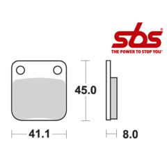 SBS 536 Brake Pad Kit