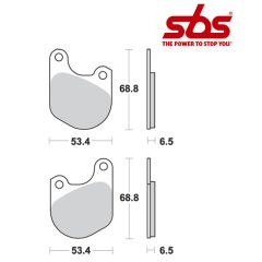 SBS 537 Brake Pad Kit