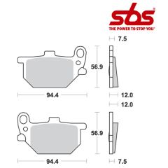 SBS 545 Brake Pad Kit