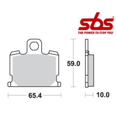 SBS 547 Brake Pad Kit