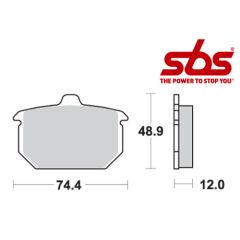 SBS 549 Brake Pad Kit