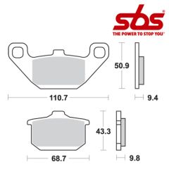 SBS 557 Brake Pad Kit