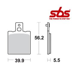SBS 583 Brake Pad Kit