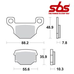 SBS 585 Brake Pad Kit
