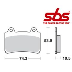 SBS 590 Brake Pad Kit