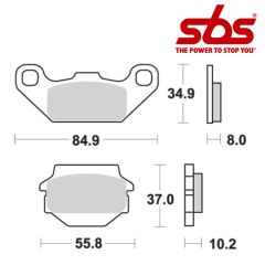 SBS 591 Brake Pad Kit