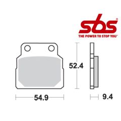 SBS 598 Brake Pad Kit