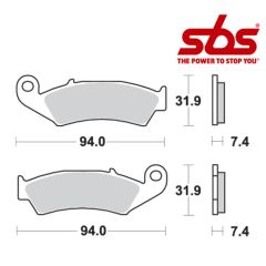 SBS 603 Brake Pad Kit