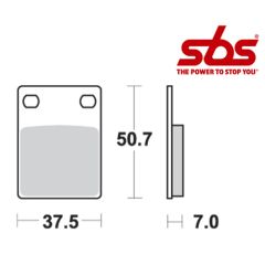 SBS 606 Brake Pad Kit