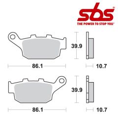 SBS 614 Brake Pad Kit