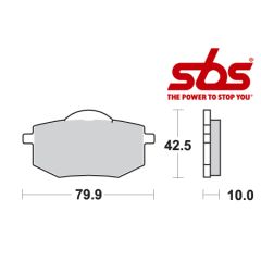 SBS 616 Brake Pad Kit