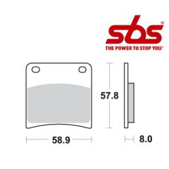 SBS 620 Brake Pad Kit