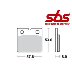 SBS 640 Brake Pad Kit