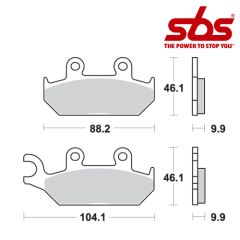 SBS 650 Brake Pad Kit