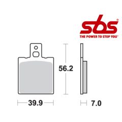 SBS 718 Brake Pad Kit