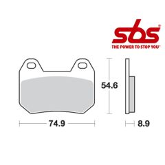 SBS 746 Brake Pad Kit