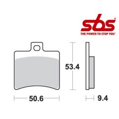 SBS 747 Brake Pad Kit