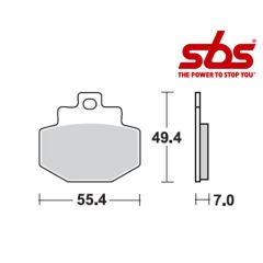 SBS 772 Brake Pad Kit