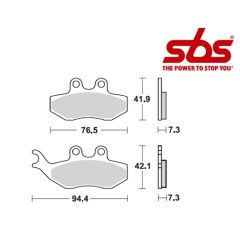 SBS 774 Brake Pad Kit