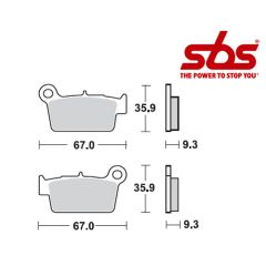 SBS 790 Brake Pad Kit