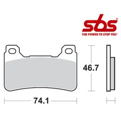 SBS 809 Brake Pad Kit