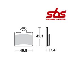 SBS 872 Brake Pad Kit