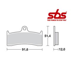 SBS 779 Brake Pad Kit