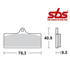 SBS 785 Brake Pad Kit