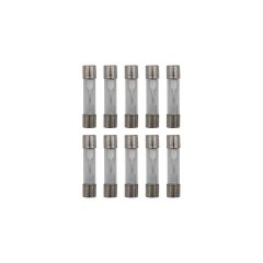 Pack of 10 x 30mm Glass Motorcycle Fuses 7-30 Amp